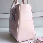 Dior Medium Lady Dior Bag In Pink Patent Leather - Image 6
