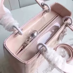 Dior Medium Lady Dior Bag In Pink Patent Leather - Image 3