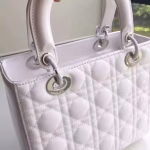Dior Medium Lady Dior Bag In White Patent Leather - Image 7