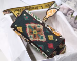 Dior Medium Lady D-Lite Bag In Yellow Multicolor Dior Paisley Embroidery - Image 4