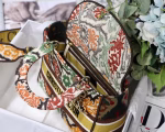 Dior Medium Lady D-Lite Bag In Yellow Multicolor Dior Paisley Embroidery - Image 5