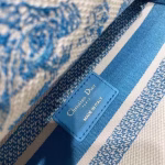 Dior Medium Lady D-Lite Bag In Blue Toile de Jouy Canvas - Image 5