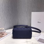 Dior Medium Lady Dior Bag In Indigo Blue Ultra Matte Calfskin - Image 3