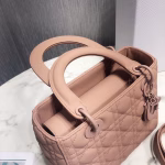 Dior Medium Lady Dior Bag In Powder Ultra Matte Calfskin - Image 3