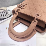 Dior Medium Lady Dior Bag In Powder Ultra Matte Calfskin - Image 8