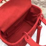 Dior Medium Lady Dior Bag In Cherry Ultra Matte Calfskin - Image 4