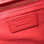 Dior Medium Lady Dior Bag In Cherry Ultra Matte Calfskin - Image 5