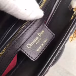 Dior Large Lady Dior Bag In Black Lambskin - Image 3