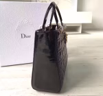 Dior Large Lady Dior Bag In Black Patent Leather - Image 7