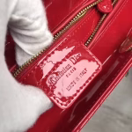 Dior Large Lady Dior Bag In Red Patent Leather - Image 4