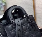 Dior Lady Dior My ABCDior Bag In Black Ultra Matte Calfskin - Image 7