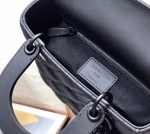 Dior Lady Dior My ABCDior Bag In Black Ultra Matte Calfskin - Image 5