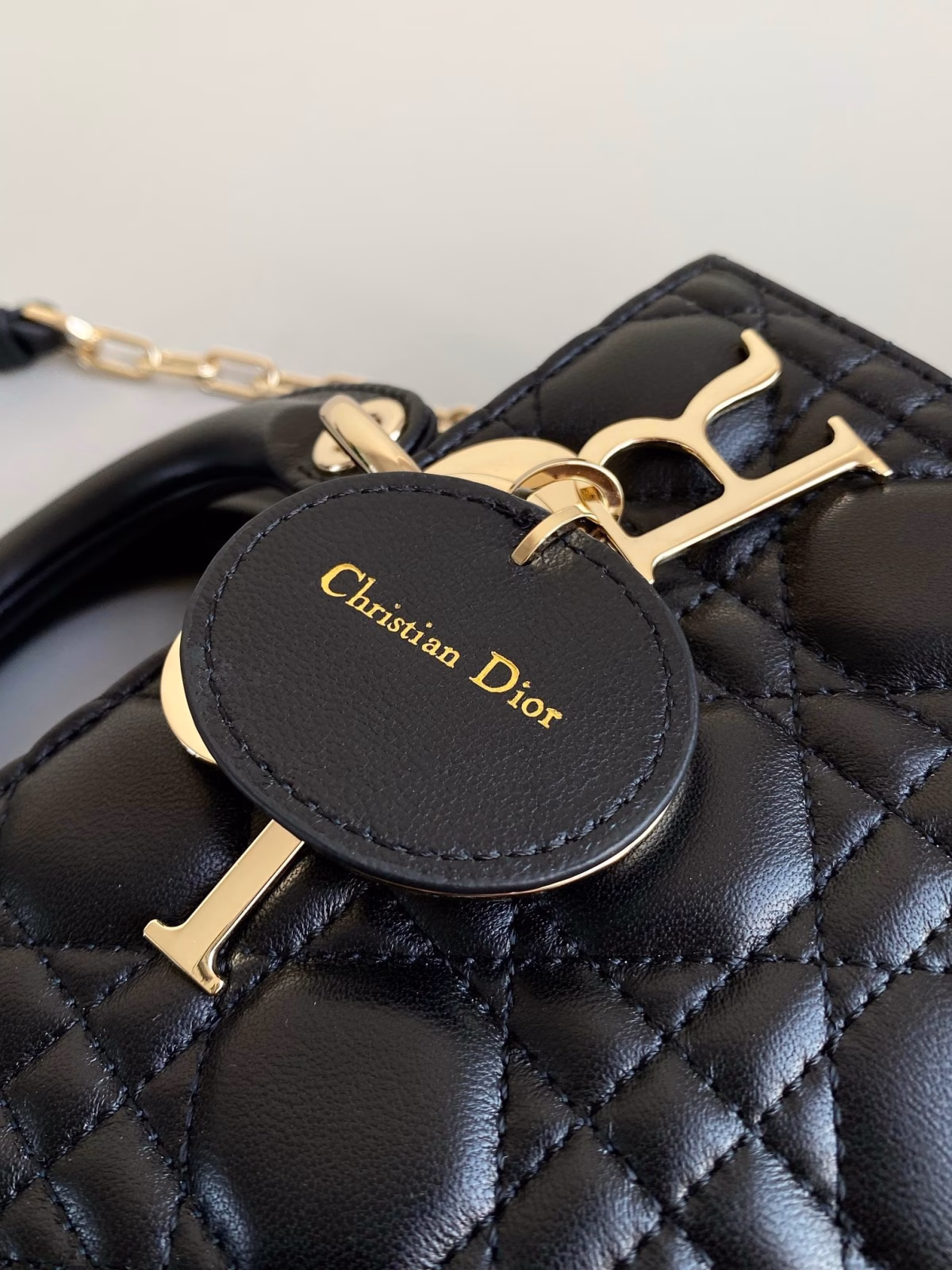 Dior Lady D-Joy Small Bag In Black Cannage Lambskin - Image 8