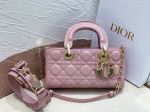 Dior Lady D-Joy Small Bag In Peony Pink Cannage Lambskin - Image 6