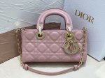 Dior Lady D-Joy Small Bag In Peony Pink Cannage Lambskin - Image 7
