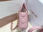 Dior Lady D-Joy Small Bag In Peony Pink Cannage Lambskin - Image 8
