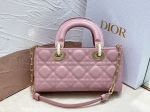Dior Lady D-Joy Small Bag In Peony Pink Cannage Lambskin - Image 10