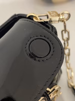Dior Lady D-Joy Small Bag in Black Patent Calfskin - Image 4