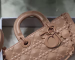 Dior Lady D-Joy Bag In Poudre Calfskin with Diamond Motif - Image 9