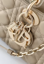 Dior Lady D-Joy Medium Bag In Sand Cannage Lambskin - Image 2