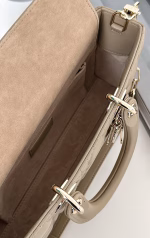 Dior Lady D-Joy Medium Bag In Sand Cannage Lambskin - Image 8