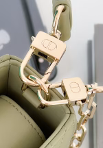 Dior Lady D-Joy Medium Bag In Ethereal Green Cannage Lambskin - Image 9
