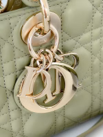 Dior Lady D-Joy Medium Bag In Ethereal Green Cannage Lambskin - Image 5