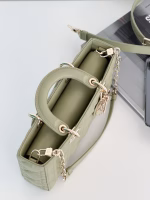 Dior Lady D-Joy Medium Bag In Ethereal Green Cannage Lambskin - Image 3