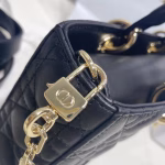 Dior Lady D-Joy Bag In Black Cannage Lambskin - Image 9