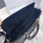 Dior Lady D-Joy Bag In Black Cannage Lambskin - Image 8