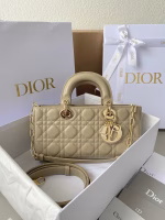 Dior Lady D-Joy Medium Bag In Sand Cannage Lambskin - Image 2