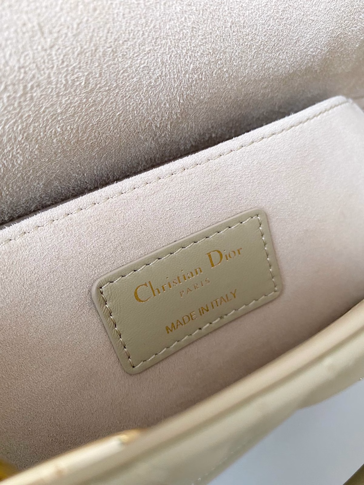 Dior Lady D-Joy Medium Bag In Sand Cannage Lambskin - Image 6