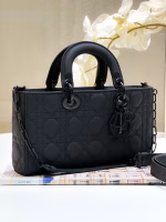 Dior Lady D-Joy Medium Bag in Black Ultramatte Calfskin - Image 11