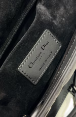 Dior Lady D-Joy Medium Bag in Black Ultramatte Calfskin - Image 5