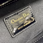 Dior Lady D-Joy Medium Bag In Black Patent Cannage Calfskin - Image 6
