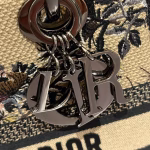 Dior Medium Lady D-Lite Bag In Beige Jardin d'Hiver Embroidery - Image 7