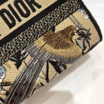 Dior Medium Lady D-Lite Bag In Beige Jardin d'Hiver Embroidery - Image 5