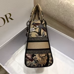Dior Medium Lady D-Lite Bag In Beige Jardin d'Hiver Embroidery - Image 9