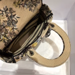 Dior Medium Lady D-Lite Bag In Beige Jardin d'Hiver Embroidery - Image 6