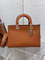 Dior Medium Lady D-Sire My ABCDior Bag in Brown Bull Leather - Image 6