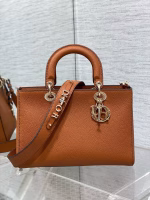Dior Medium Lady D-Sire My ABCDior Bag in Brown Bull Leather - Image 2
