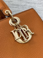Dior Medium Lady D-Sire My ABCDior Bag in Brown Bull Leather - Image 5