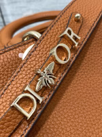 Dior Medium Lady D-Sire My ABCDior Bag in Brown Bull Leather - Image 9