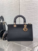 Dior Medium Lady D-Sire My ABCDior Bag in Black Bull Leather - Image 5