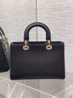 Dior Medium Lady D-Sire My ABCDior Bag in Black Bull Leather - Image 9