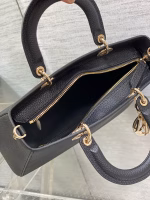 Dior Medium Lady D-Sire My ABCDior Bag in Black Bull Leather - Image 7