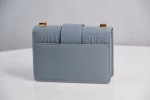 Dior Micro 30 Montaigne Bag In Grey Calfskin - Image 8