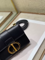 Dior Micro 30 Montaigne Bag In Black Calfskin - Image 2