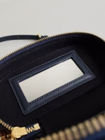 Dior 30 Montaigne Mini Vanity Case in Blue Oblique Jacquard - Image 6