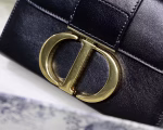 Dior 30 Montaigne Box Bag In Black Lambskin - Image 5